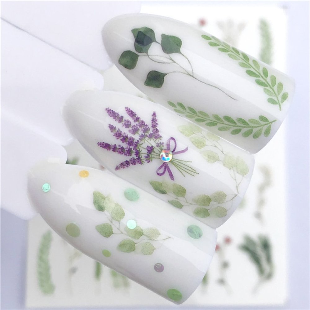 Fingernail Art Water Slide Transfer Nail Stickers - Picture 2 of 3